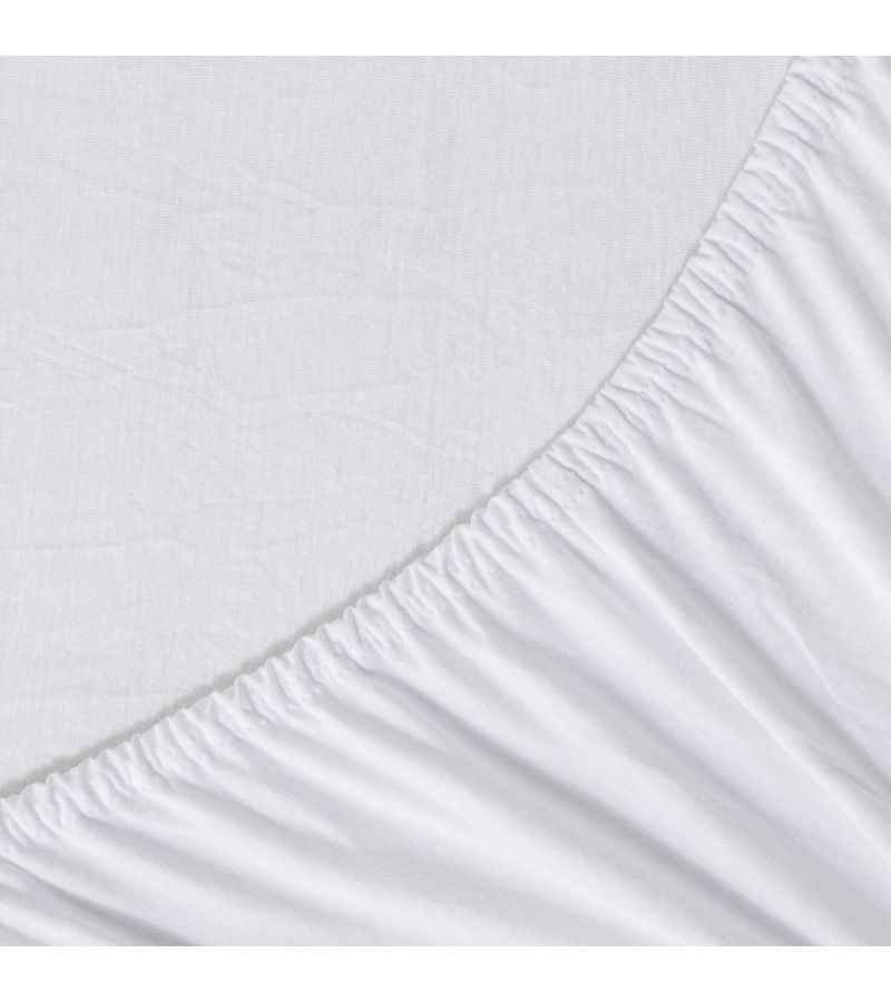 Σεντόνι κούνιας με Λάστιχο 70x140+15 NIMA Baby Tender White 33919