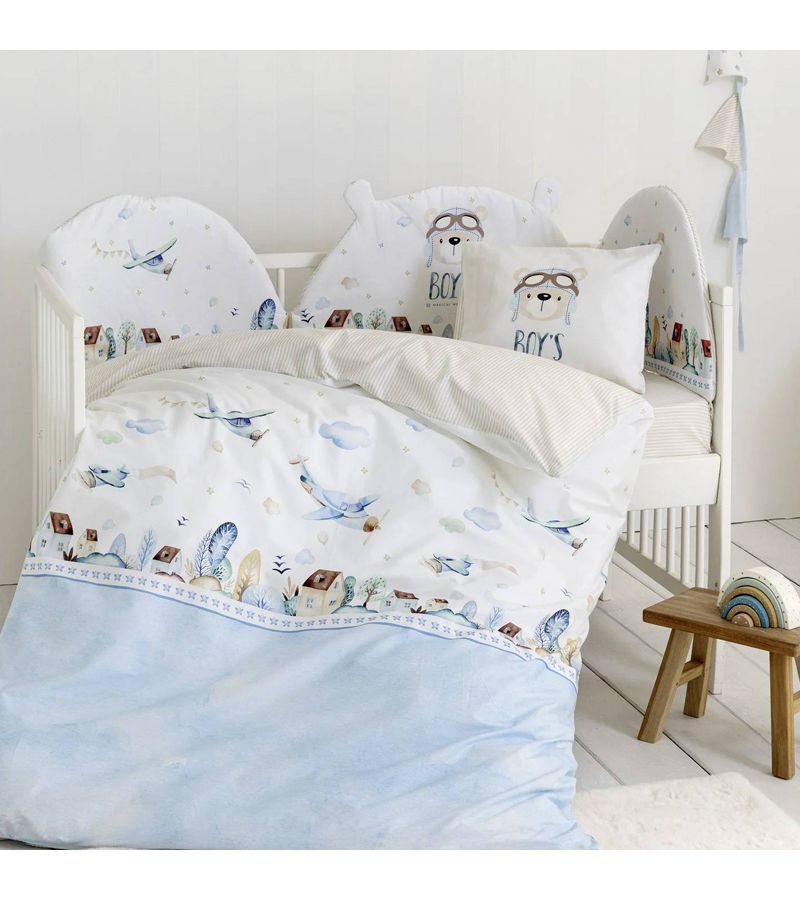 Κουβερλί κούνιας NIMA Boy\'s World 100x140 34359