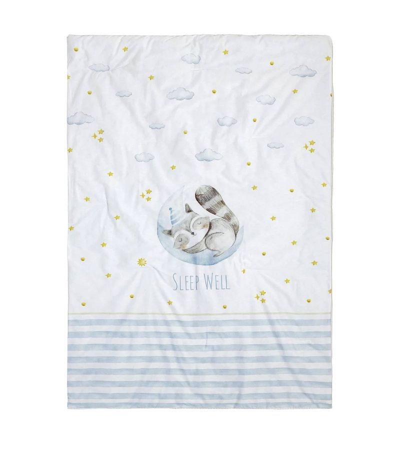Κουβερλί κούνιας NIMA Sleepy Racoon 100x140 34831