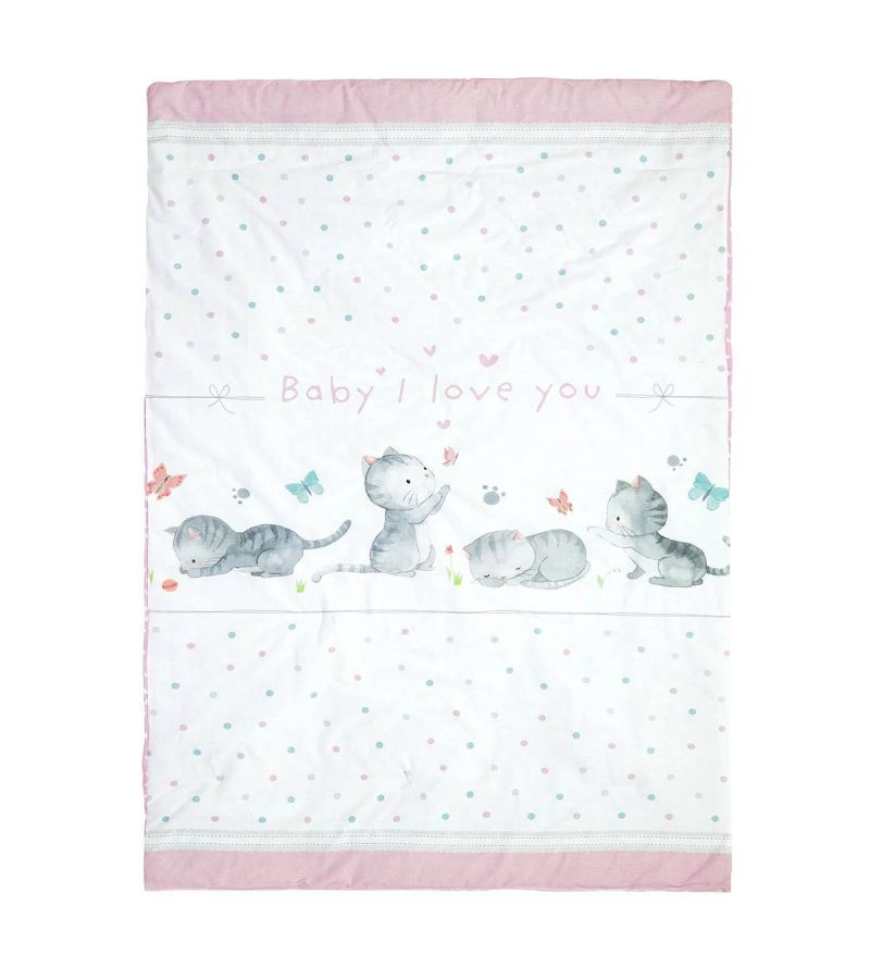 Κουβερλί κούνιας NIMA Magical Baby Love 100x140 34837