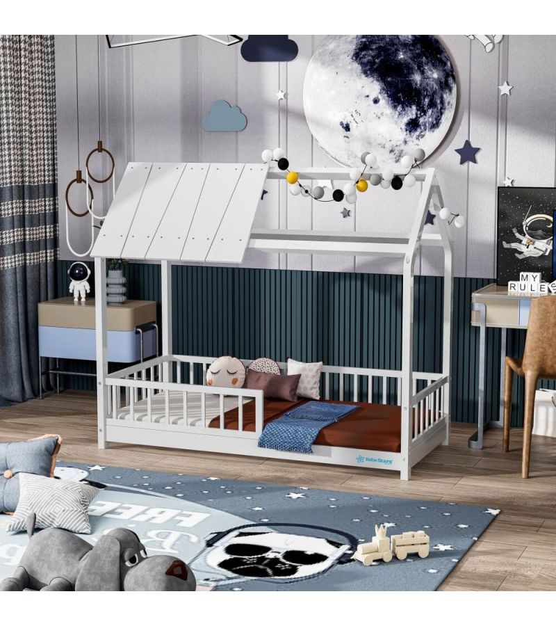 Κρεβάτι Sky Montessori BEBE STARS για Στρώμα 90x200cm 435-02