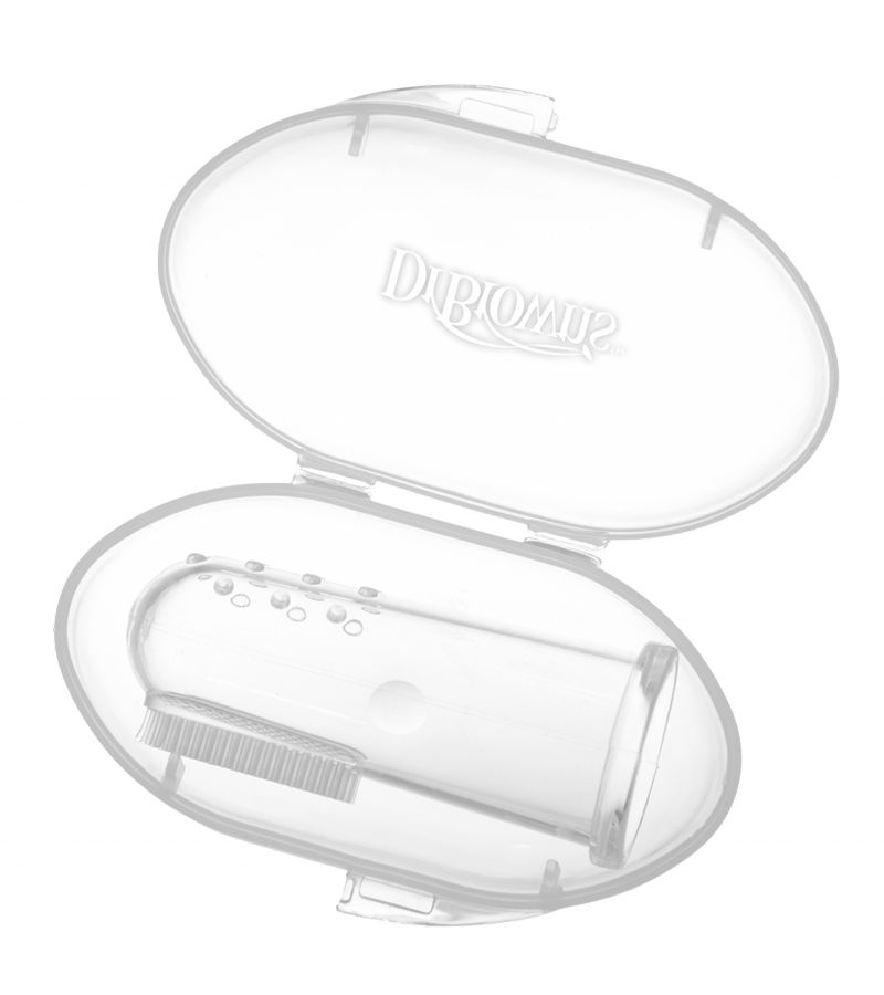 Βρεφική δακτυλική οδοντόβουρτσα σιλικόνης DR BROWN\'S Finger Toothbrush