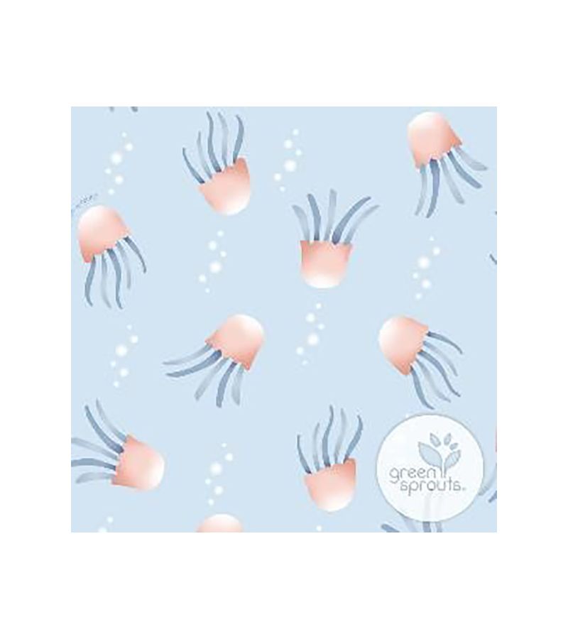 Μαγιό - πάνα GREEN SPROUTS Eco Snap Swim Diaper Light Blue Jellyfish GS-701058-6056