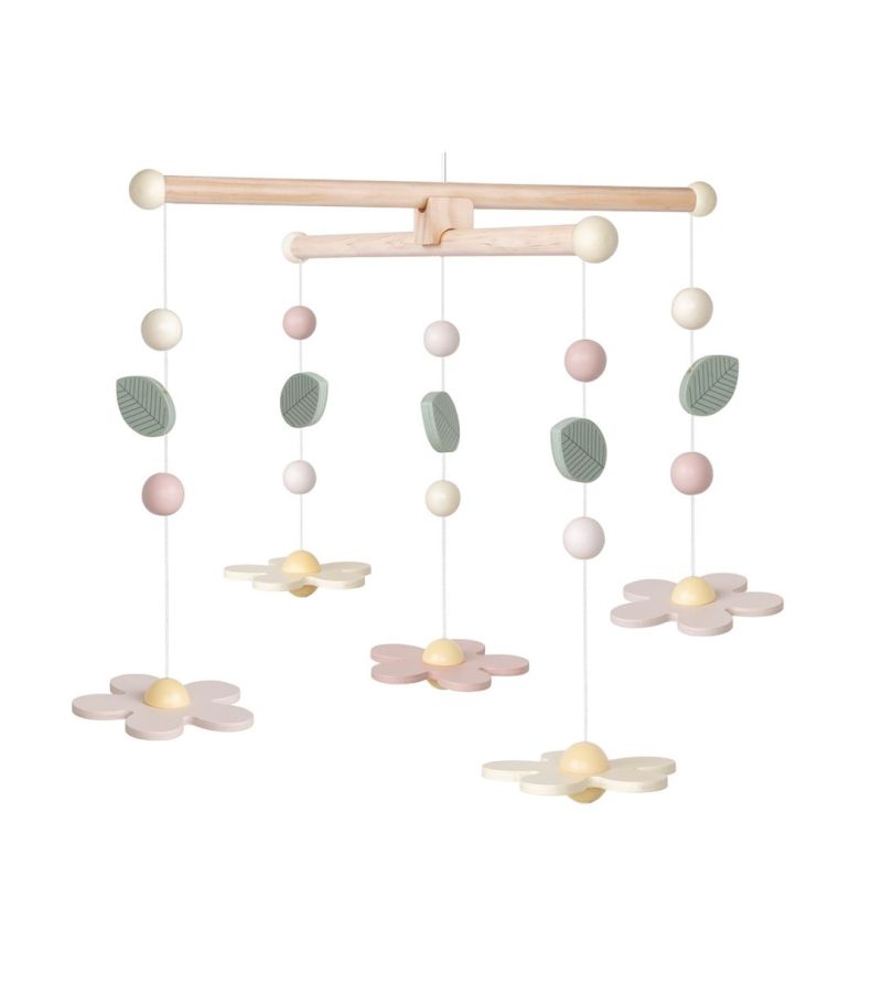 Jabadabado Ξύλινο Mobile Λουλουδάκια JB-T308