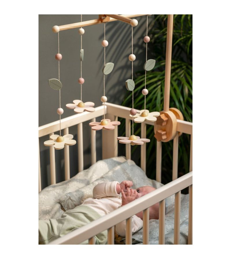 Jabadabado Ξύλινο Mobile Λουλουδάκια JB-T308