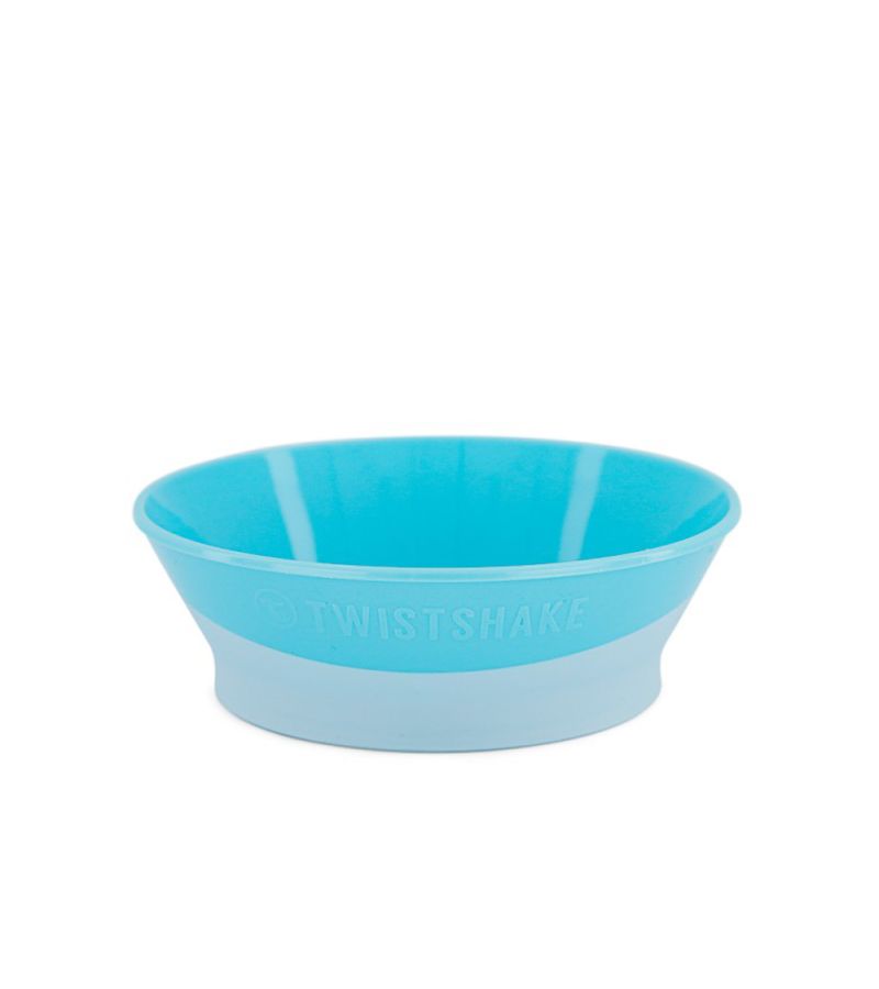 Μπωλ Φαγητού με καπάκι και αντιολισθητικό πάτο 6+ Μηνών TWISTSHAKE Pastel Bue 32-08-78150