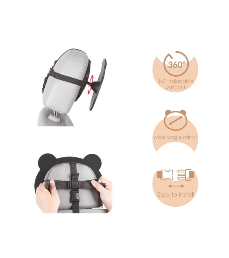 Καθρέφτης αυτοκινήτου 360 BEBE STARS 80-126