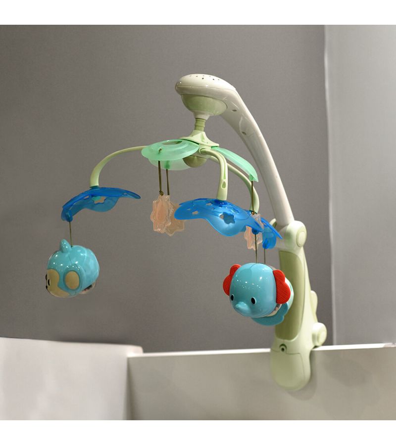 Μουσικό Περιστρεφόμενο Mobile με προβολέα BEBESTARS Green 853-181