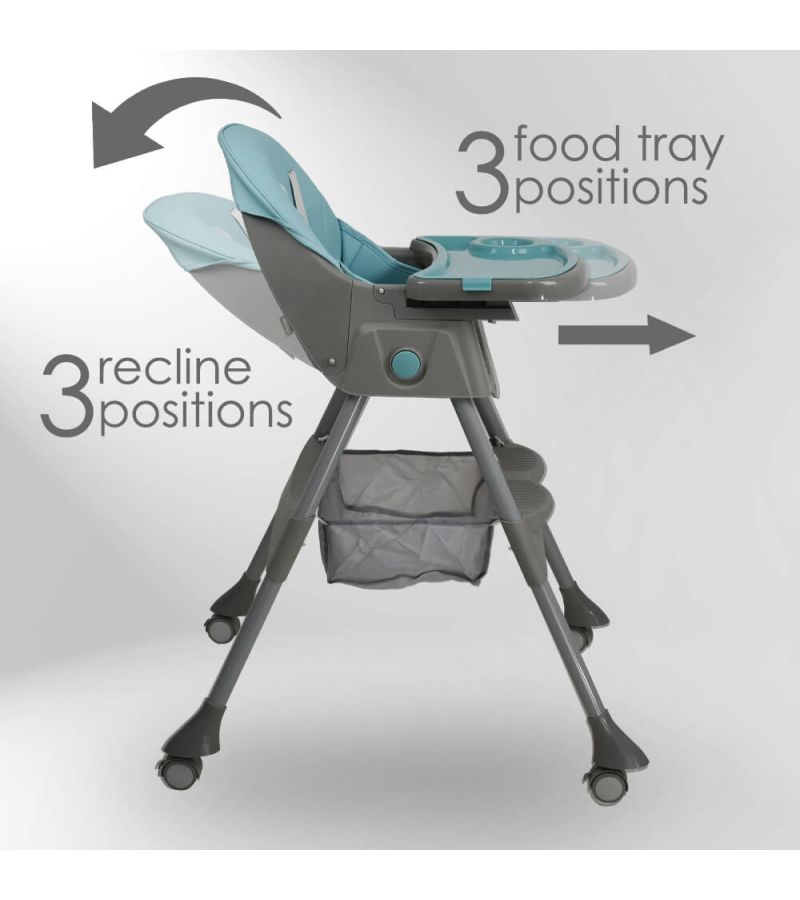 Καρέκλα Φαγητού BEBE STARS Comfy 2σε1 Petrol 865-184