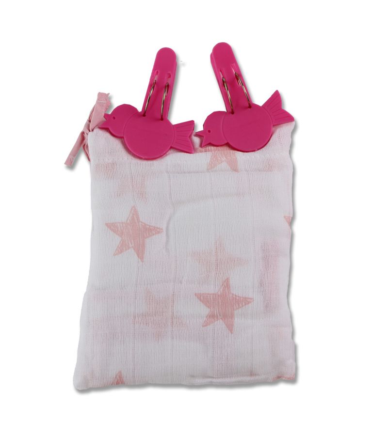 Hλιοπροστασία για το καρότσι MINENE Compact Pushchair Sunshade Pink Stars