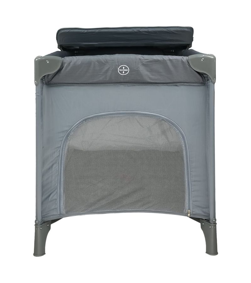 Παρκοκρέβατο 2 επιπέδων BEBESTARS με αλλαξιέρα Dreamer Grey 887-186