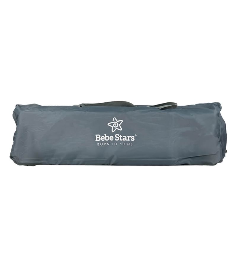 Παρκοκρέβατο 2 επιπέδων BEBESTARS με αλλαξιέρα Dreamer Grey 887-186