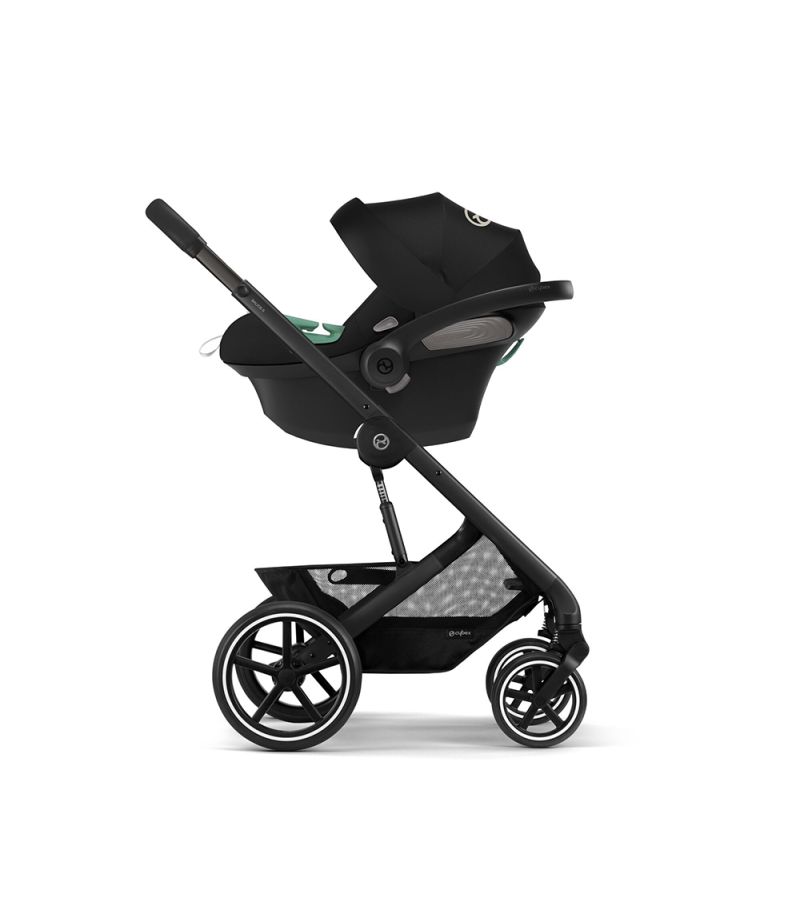CYBEX Πολυκαρότσι 3in1 Balios S Lux 2024-2025 Taupe Frame Seashell Beige με κάθισμα Cloud T i-size