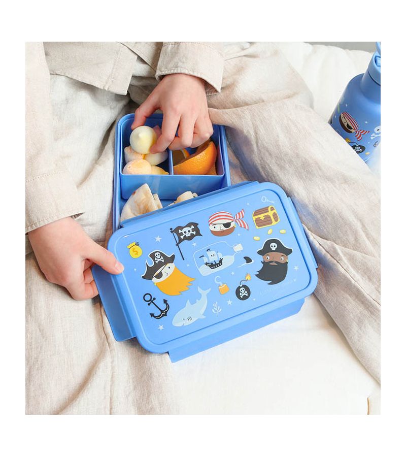Δοχείο φαγητού Bento Lunch box με χωρίσματα 1,2L Pirates A LITTLE LOVELY COMPANY BBPIBU76