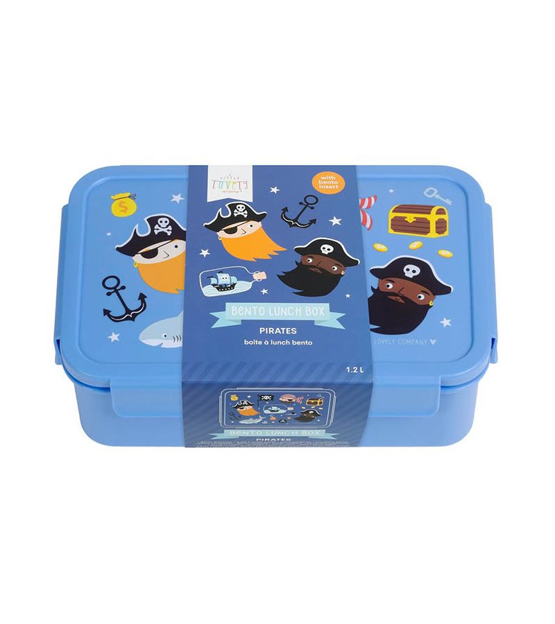 Δοχείο φαγητού Bento Lunch box με χωρίσματα 1,2L Pirates A LITTLE LOVELY COMPANY BBPIBU76