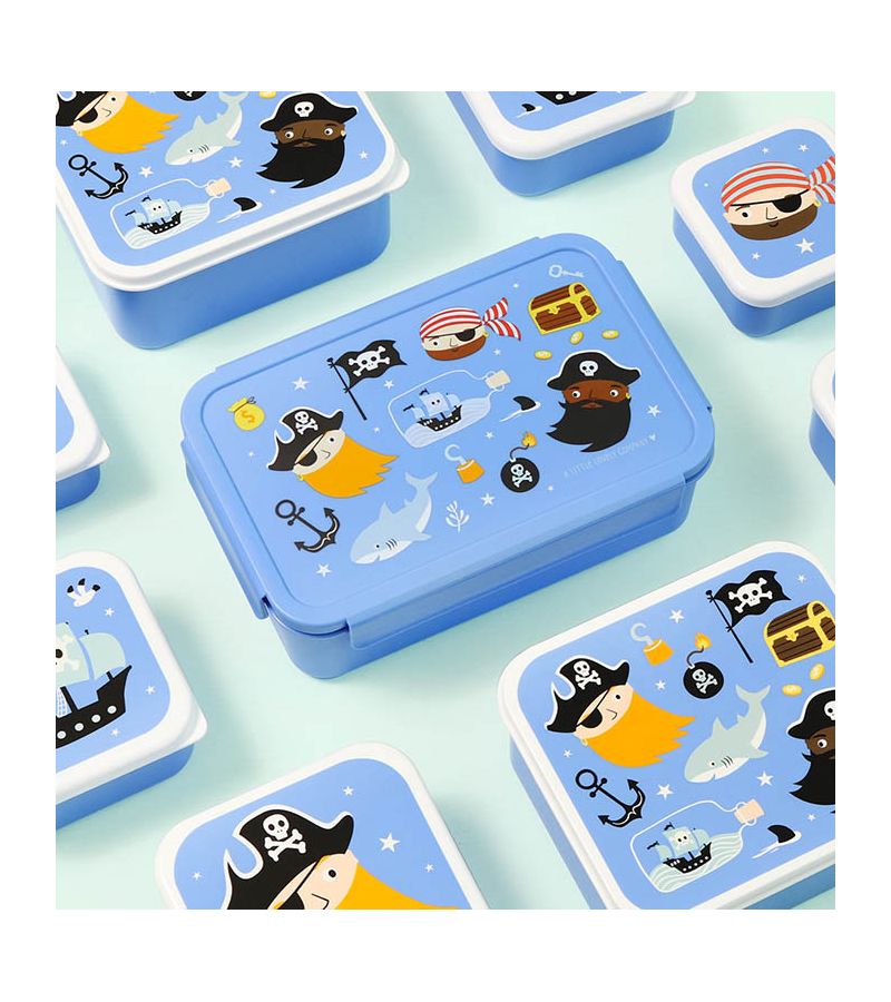 Δοχείο φαγητού Bento Lunch box με χωρίσματα 1,2L Pirates A LITTLE LOVELY COMPANY BBPIBU76