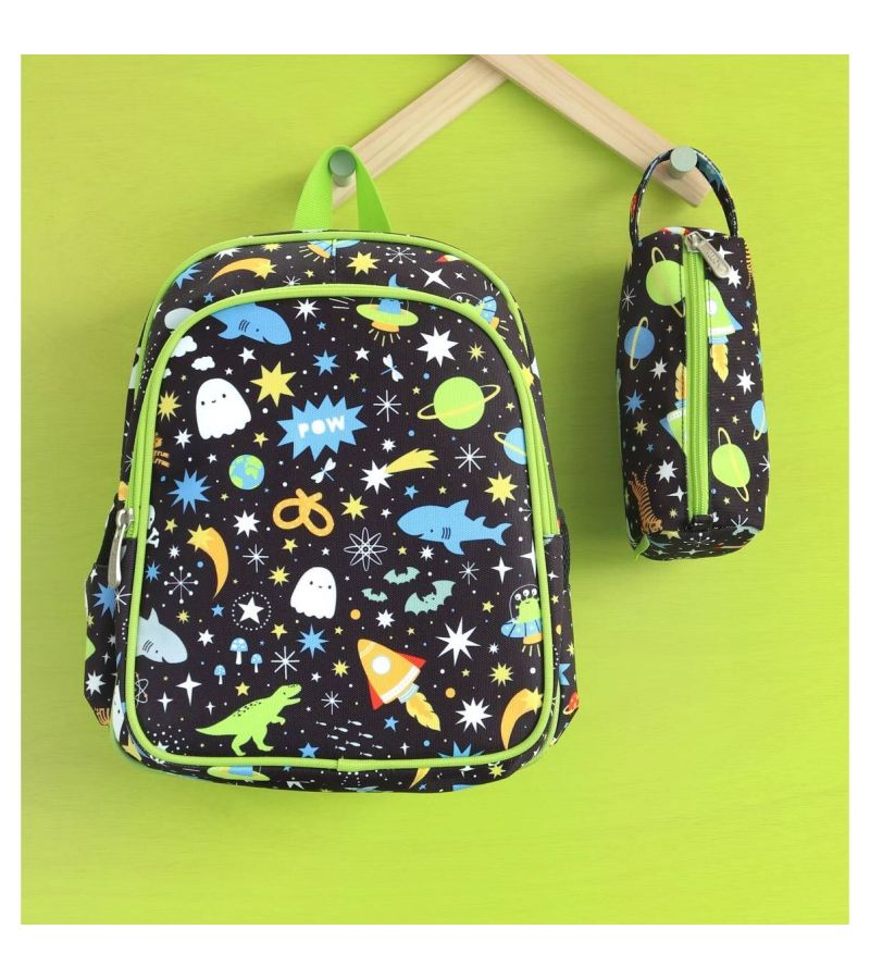 Τσάντα πλάτης νηπιαγωγείου με Ισοθερμική θήκη A LITTLE LOVELY COMPANY Galaxy BPGABL75