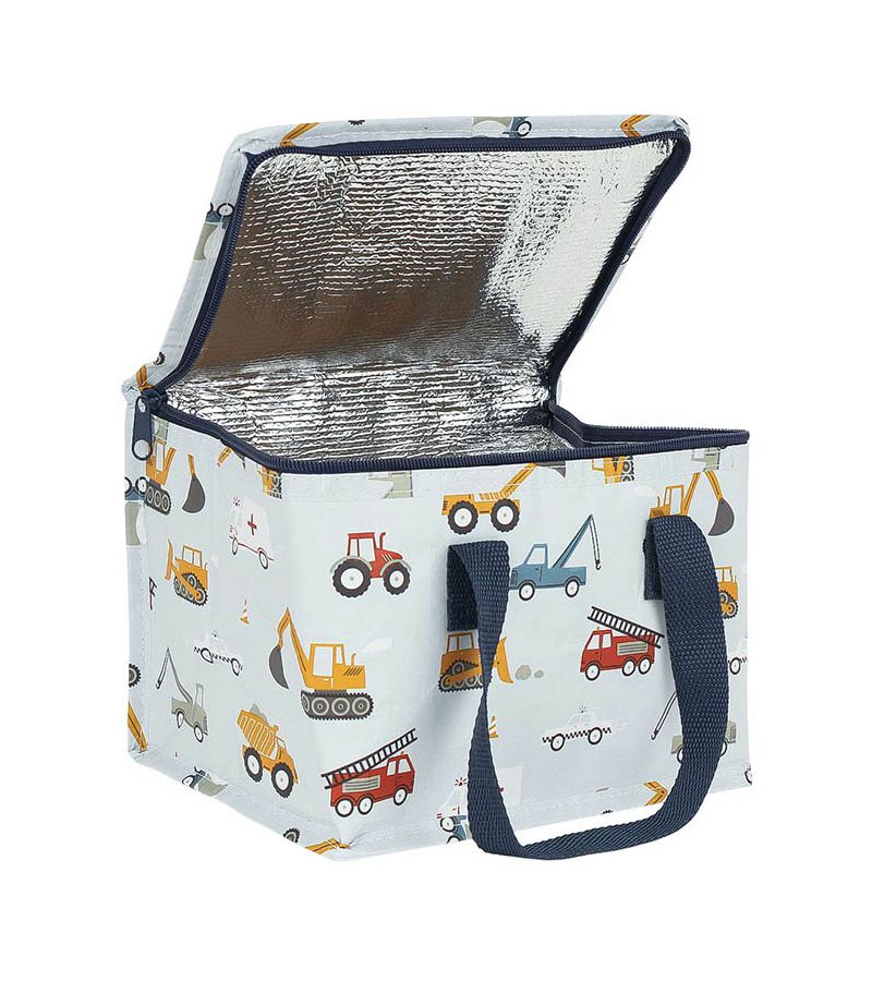 A LITLE LOVELY COMPANY Τσαντάκι μεταφοράς φαγητού 23x16x16 - Vehicles CBVEBU25