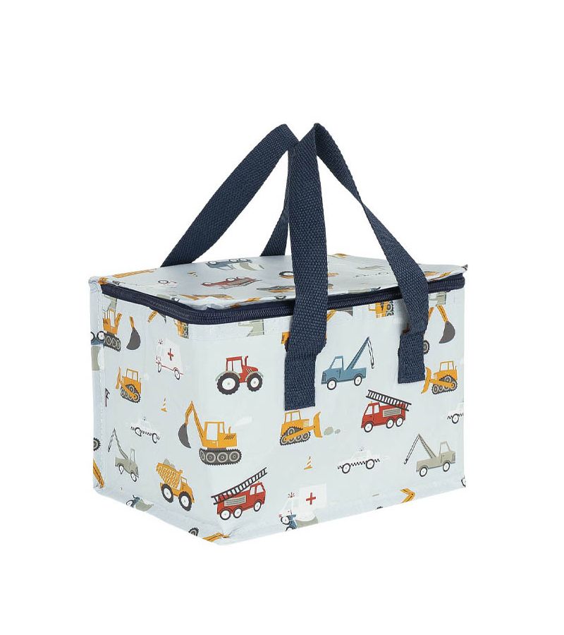 A LITLE LOVELY COMPANY Τσαντάκι μεταφοράς φαγητού 23x16x16 - Vehicles CBVEBU25
