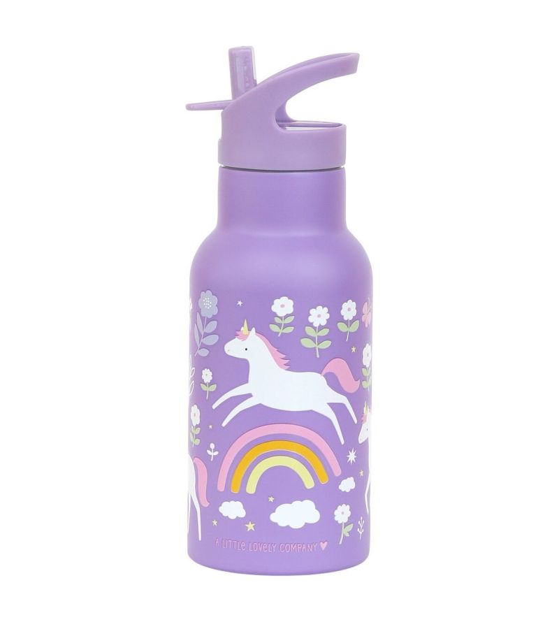 A little lovely company Μπουκάλι με διπλό τοίχωμα από ανοξείδωτο ατσάλι 350ml Unicorn Dreams DBSSUD77