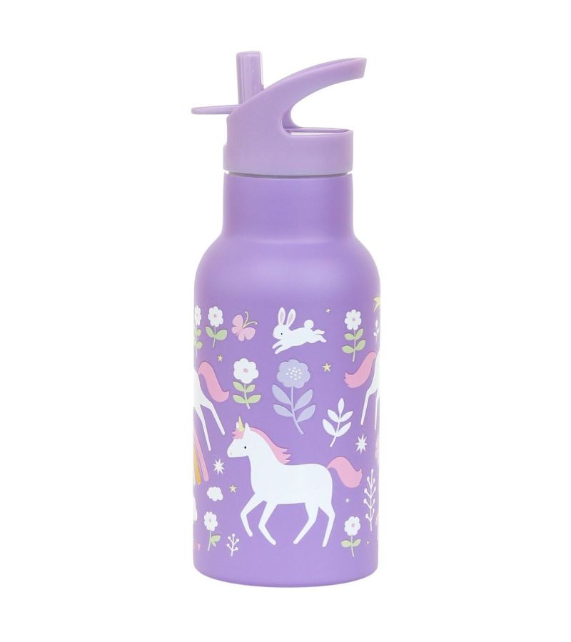A little lovely company Μπουκάλι με διπλό τοίχωμα από ανοξείδωτο ατσάλι 350ml Unicorn Dreams DBSSUD77