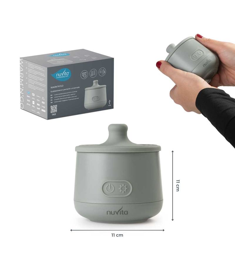 Φορητός Θερμαντήρας μπιμπερό NUVITA Warm n Go Universal 1162 NU-ALSC0013
