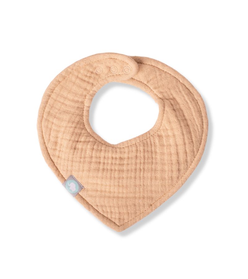 Σαλιάρα Μουσελίνα 3τμχ Αδιάβροχη FUNNA BABY Coral BIS-0102