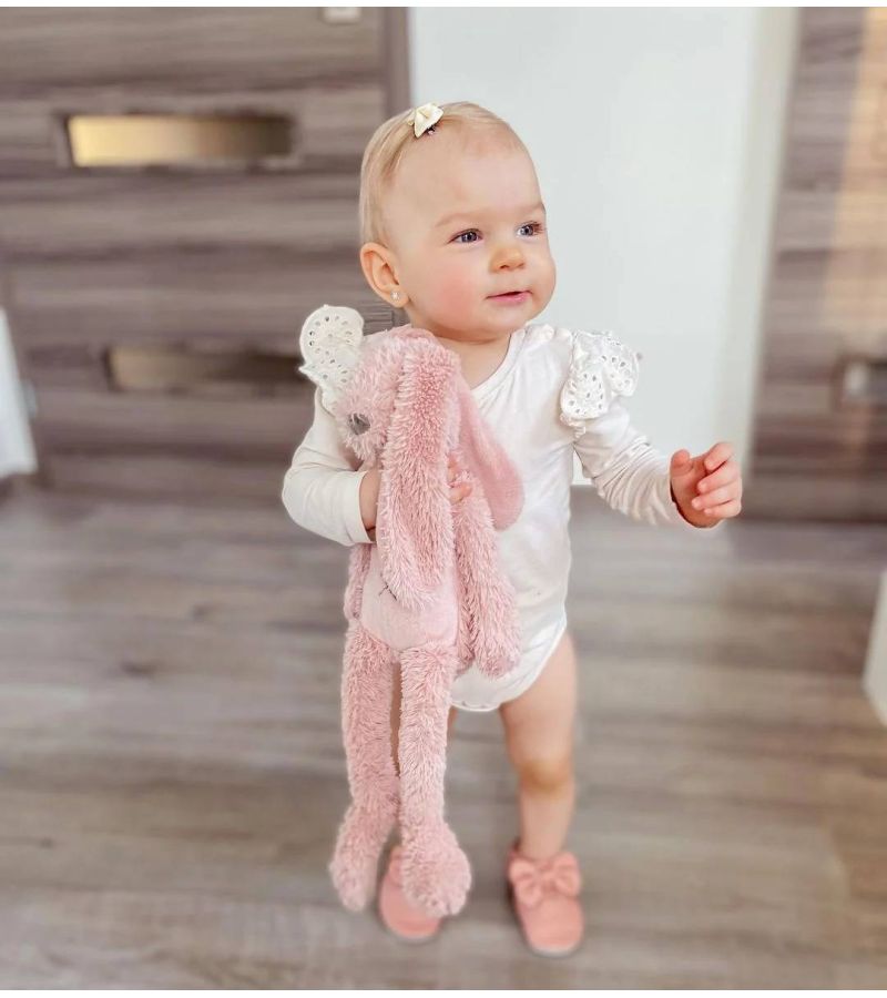 HAPPY HORSE Λούτρινο Μουσικό 34εκ. Κουνέλι Pink HPH-17661