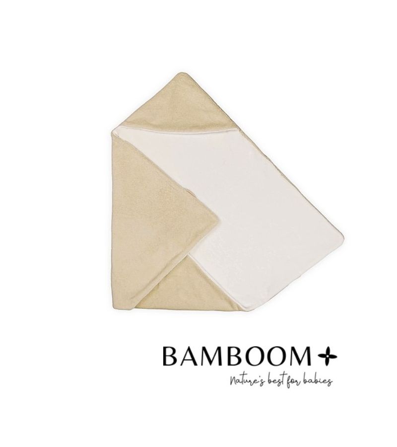 Χειμερινή Κουβέρτα από μπαμπού με κουκούλα BAMBOOM  75x75cm Sand