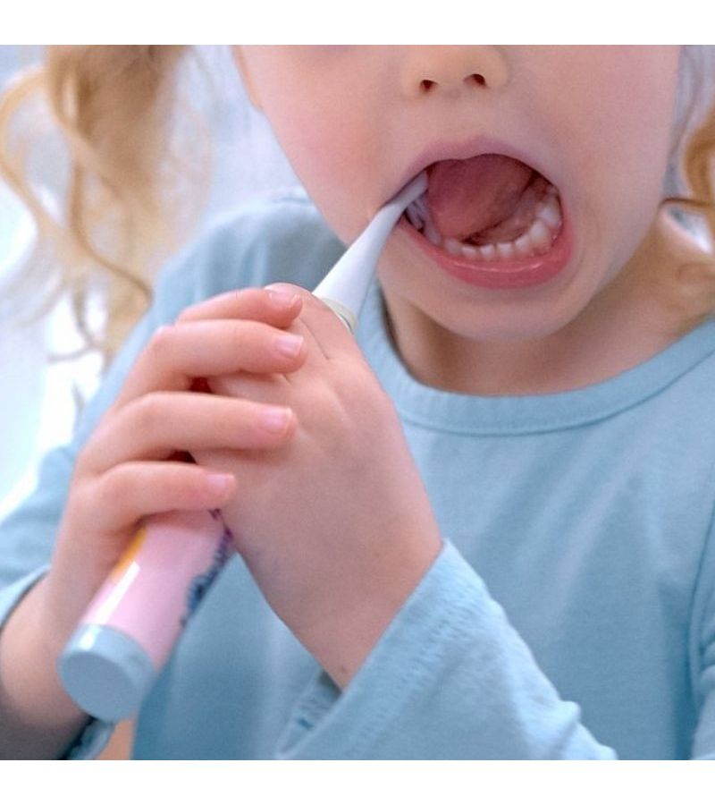 MARCUS & MARCUS Παιδική Ηλεκτρική Οδοντόβουρτσα Oral Sonic Ροζ 36 Μηνών+ MNMRC05-PK