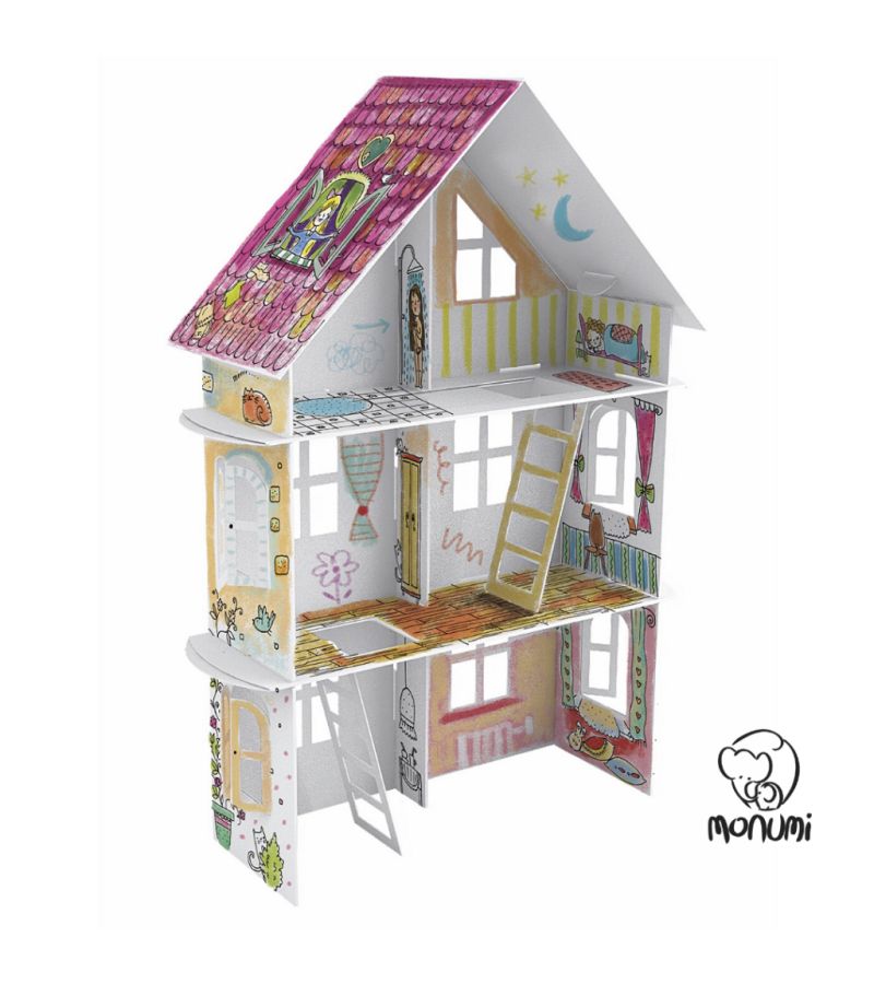 Χάρτινο Σπιτάκι Ζωγραφικής DIY Spring House XXL 3D 3ετών+ MPD000202