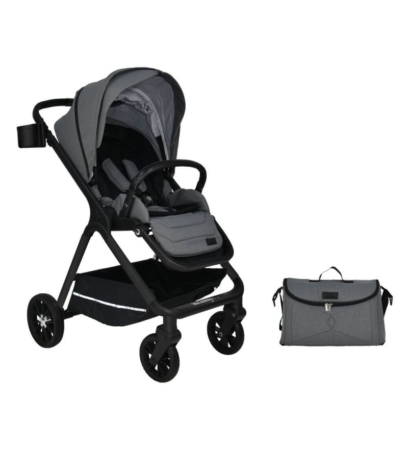 Καρότσι BEBE STARS Nammos Grey 346-186