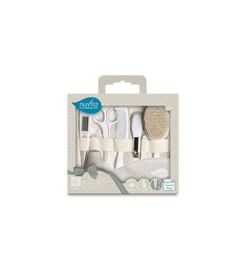 Σετ Περιποίησης NUVITA 1147 με ψηφιακό θερμόμετρο Beige NU-IBKT0041