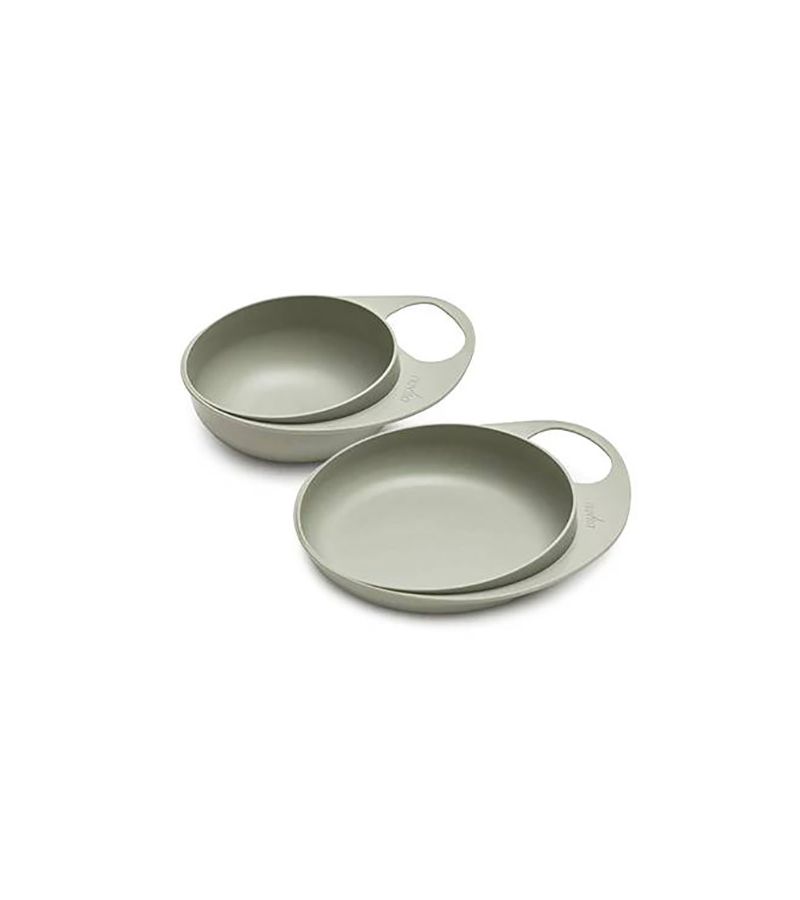 Easy Eating Smart Bowl + Plate 2τμχ NUVITA 6m+ 8461 Sage Green 