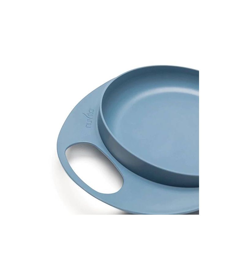 Easy Eating Smart Bowl + Plate 2τμχ NUVITA 6m+ 8461 Powder Blue NU-PPPL0141