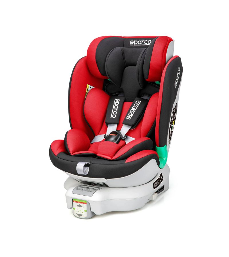 Κάθισμα αυτοκινήτου SPARCO i-Size + TOP TETHER Black-Red(40-135 cm)
