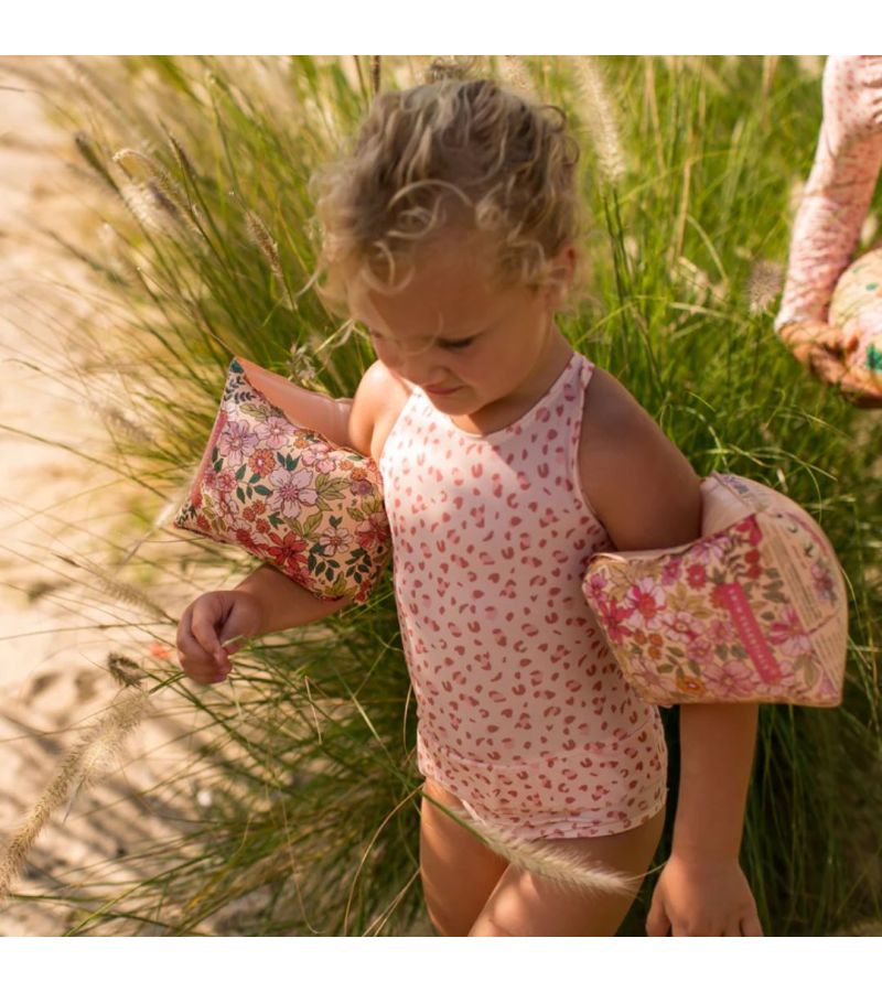 SWIM ESSENTIALS Μπρατσάκια για παιδιά από 2-6 ετών Pink Blossom SWE-2020SE457