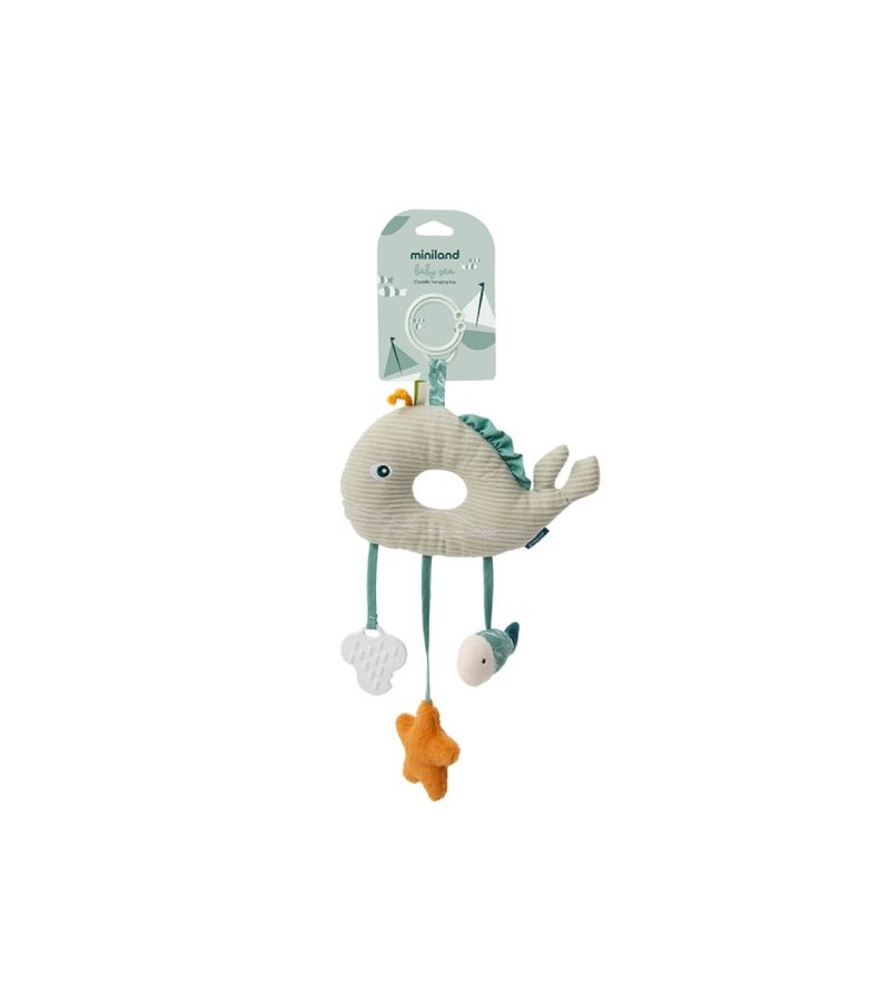 Κρεμαστό Παιχνίδι Miniland Baby Sea Φάλαινα ME97363