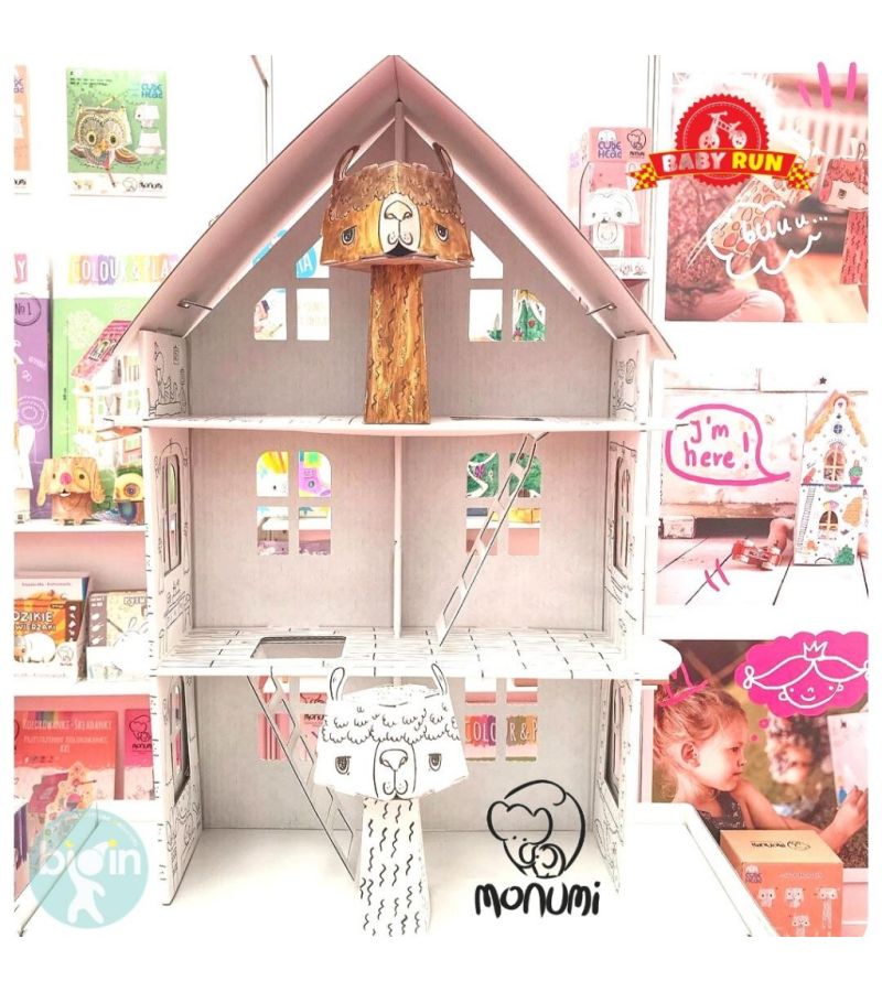 Χάρτινο Σπιτάκι Ζωγραφικής DIY Spring House XXL 3D 3ετών+ MPD000202