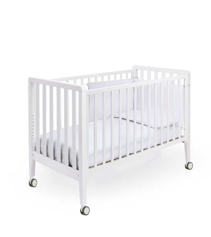 Βρεφικό Σετ PALI Win Bianco με λίκνο(90χ73cm), κρεβάτι(133x73cm), στρώματα και προστατευτικό κάγκελο ή προίκα
