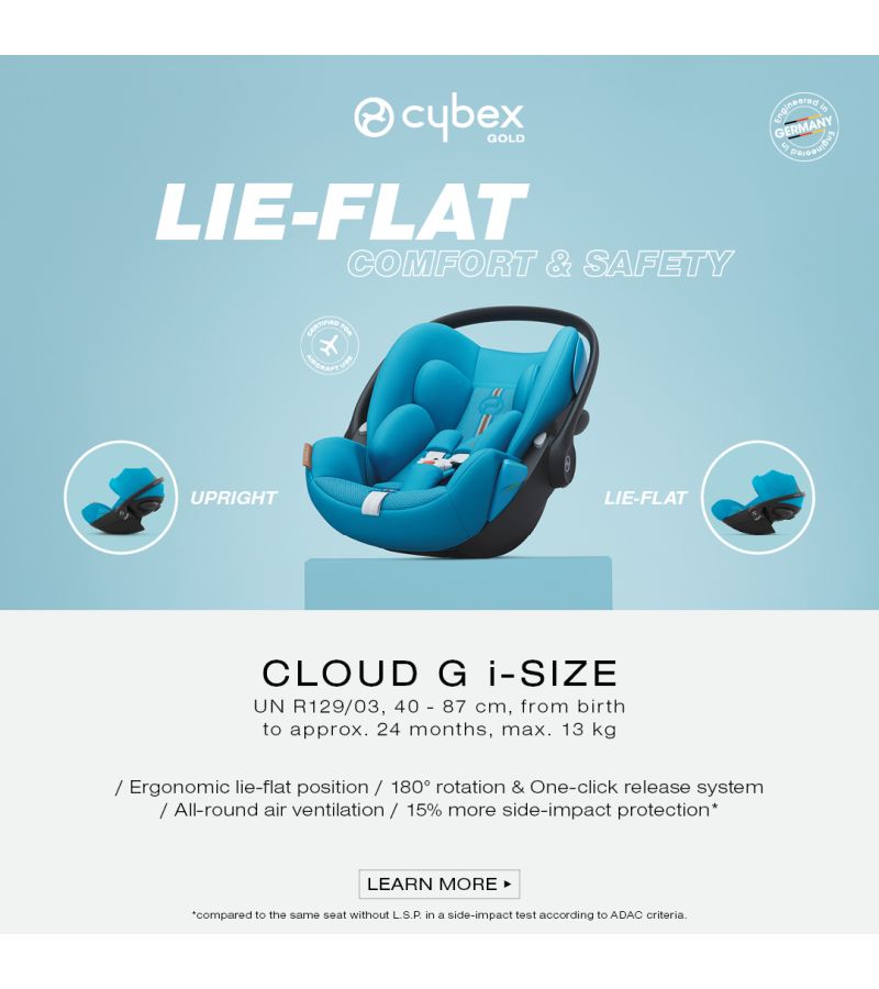 Παιδικό κάθισμα αυτοκινήτου CYBEX Cloud G i-Size Plus Lava Grey