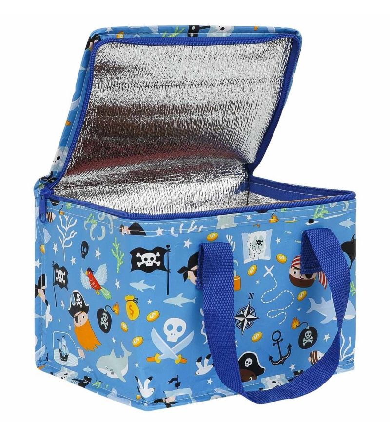 A LITLE LOVELY COMPANY Τσαντάκι μεταφοράς φαγητού 23x16x16 - Pirates CBPIBU32