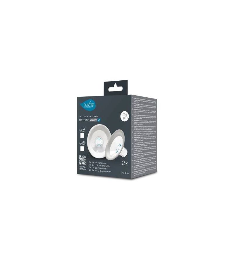Χοάνες 2τμχ 28mm NUVITA για θήλαστρο Materno Smart 1287X NU-ALTL0055