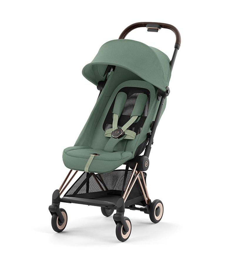 Βρεφικό καρότσι CYBEX Coya Rosegold Frame Leaf Green