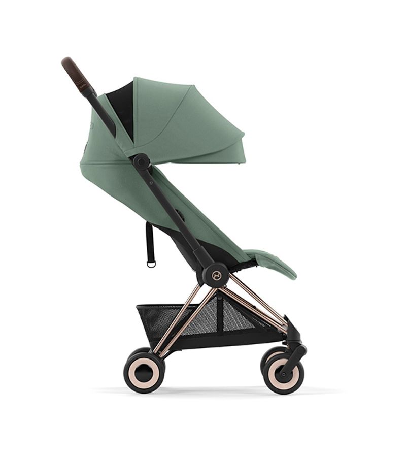 Βρεφικό καρότσι CYBEX Coya Rosegold Frame Leaf Green