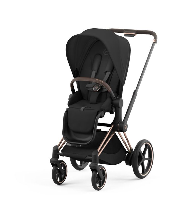 Βρεφικό Καρότσι CYBEX e-Priam Sepia Black Rose Gold