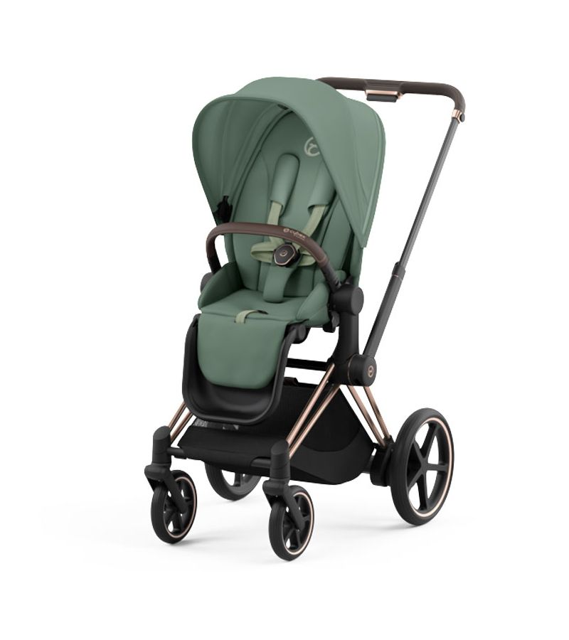 Βρεφικό Καρότσι CYBEX e-Priam Leaf Green Rose Gold