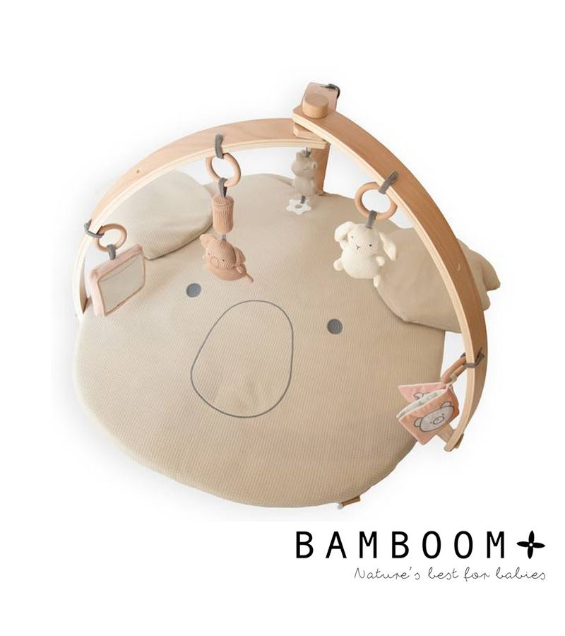 BAMBOOM Γυμναστήριο δραστηριοτήτων από ύφασμα μπαμπού με ξύλινους βραχίονες Koala 322