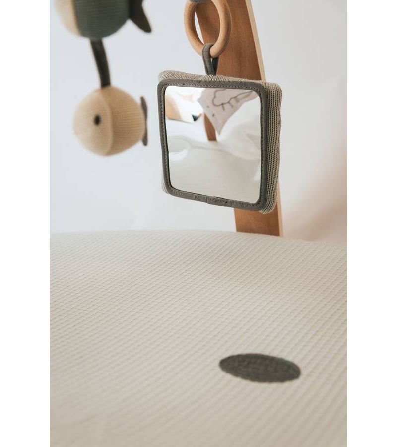 BAMBOOM Γυμναστήριο δραστηριοτήτων από ύφασμα μπαμπού με ξύλινους βραχίονες Fishes 242