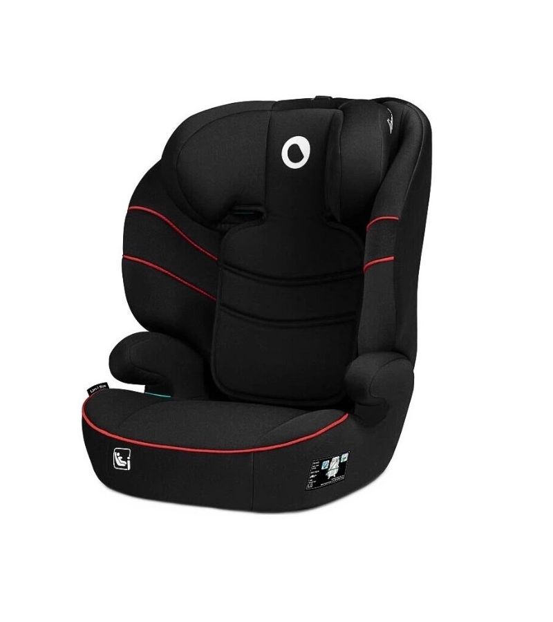 Κάθισμα Αυτοκινήτου Ιsofix Hugo i-Size LIONELO Black Red 100-150cm